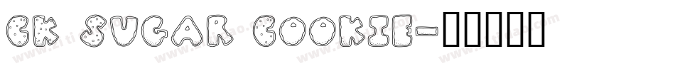 CK Sugar Cookie字体转换
